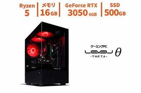 パソコン工房 ピラーレスゲーミングPC Ryzen 5/RTX 3050(B)【49_6-003】