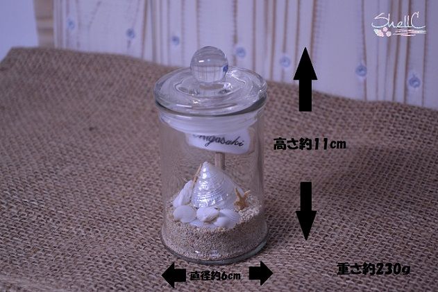 シェルランプ　【Mahalo】 雑貨 日用品 インテリア 灯り 貝殻のランプ 手作り 