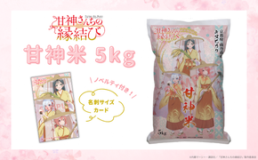 甘神米 5kg ノベルティ付き