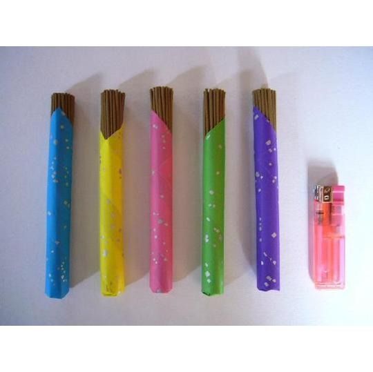 赤五色1000把入 墓参用杉線香 栃木県産品 1ケース