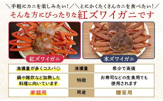 時期が選べる 訳あり 業務用　生冷凍 紅ずわいがにポーション小1kg（約100本前後）しゃぶしゃぶ　天ぷら