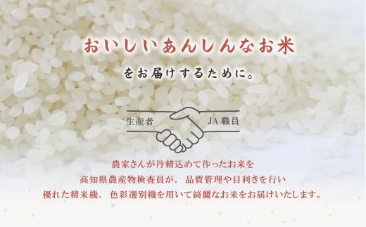 令和7年産 3回 定期便 おいしい・あんしん・しまんとのお米 しまんと 農法米 コシヒカリ 10kg （5kg×2袋）×3回（計30kg） こしひかり 2025年 精米 白米 米 おこめ コメ ご飯 ごはん 高知 四万十 しまんと R7-1002