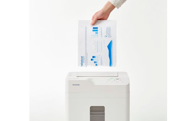 シュレッダー オートフィードシュレッダー AFSB60C アイリスオーヤマ 電動 クロスカット キャスター付き コンパクトリバース機能 自動 細断 手差し対応 オートクリーニング A4