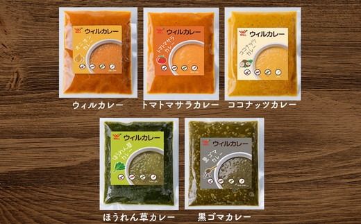 【ウィルカレー】いろどり5種カレー お試しセット ※沖縄・離島への配送不可