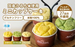CP016  お米100％でつくった　野菜入りミニカップケーキセット