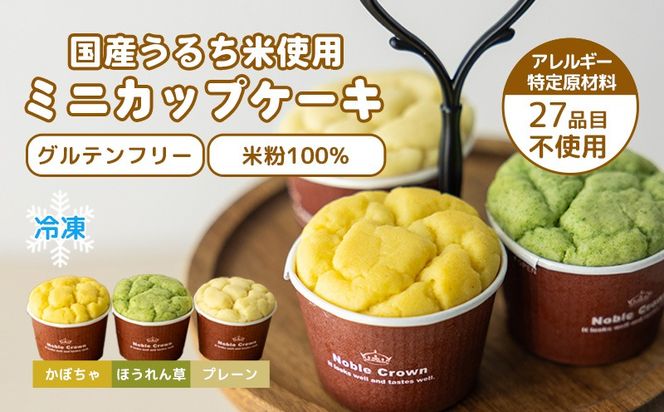 CP016  お米100％でつくった　野菜入りミニカップケーキセット