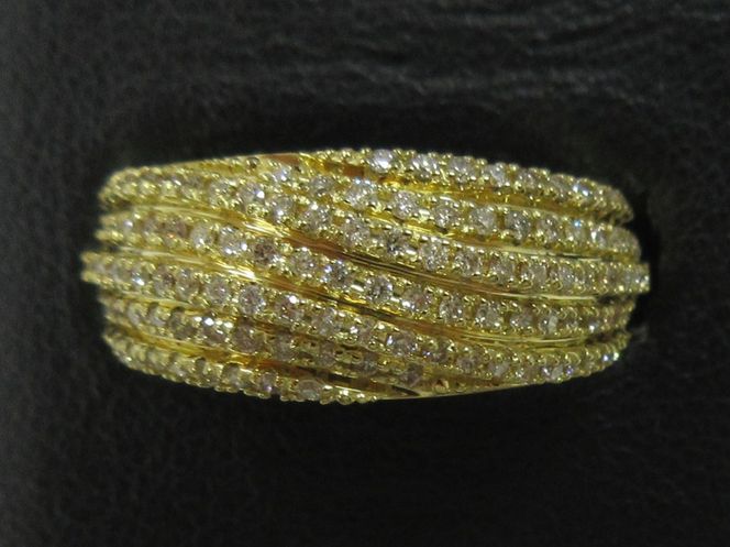 K18YG 0.50ct デザインパヴェリング SWCB005-yg