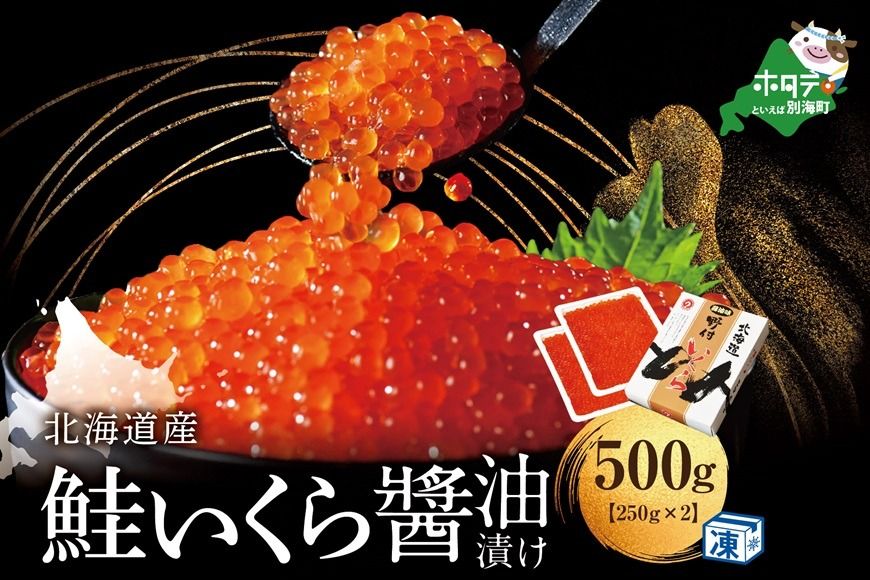 本場「北海道」のいくら醤油漬け500g! NK0002NQ7
