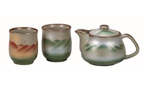 九谷焼　 くつろぎ揃　連山　（網付）　a03 172111_CY2085