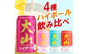 マツイ 大山クラフトハイボール アソート4種 350ml ×12本セット 312011_AY046