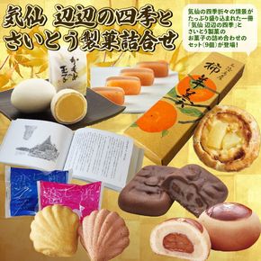 気仙 辺辺の四季 と さいとう製菓 お菓子詰合せ セット ｜洋菓子 和菓子 スイーツ 本 かもめの玉子 詰め合わせ 詰合せ 贈答用 プレゼント 岩手県 大船渡市 [kamome15]