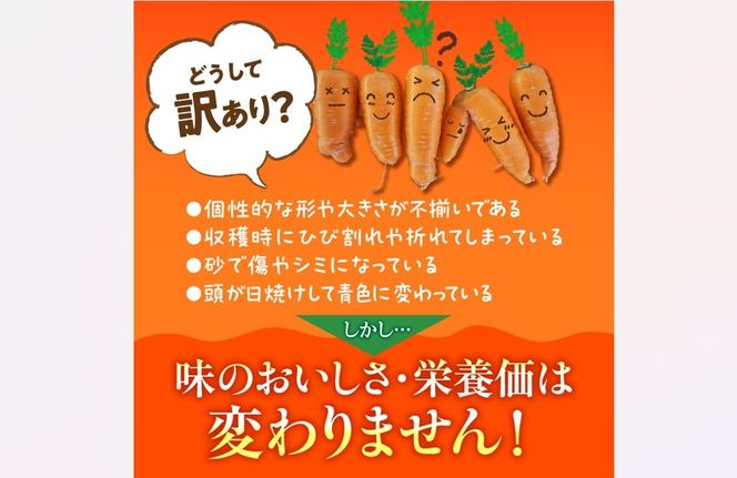 【福箱★2025】訳ありマドンナキャロット1.5kgと無添加マドンナキャロットジュース720ml×1本 12月発送 H105-127