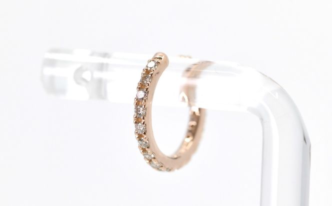 0.2ct 10金 イヤーカフ ピンクゴールド管理番号RTJ-019 246-001-PG