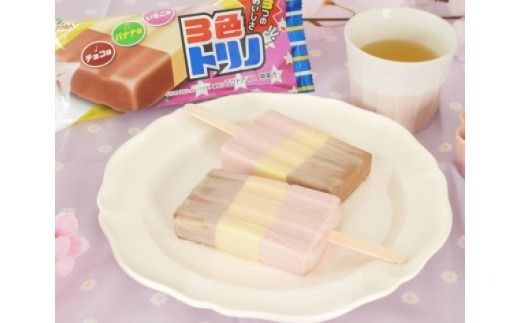 3色トリノ30本　|　アイス　アイスバー　チョコ　バナナ　いちご イチゴ　昭和　レトロ