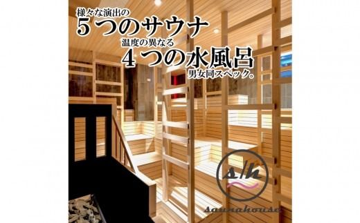 saunahouse(サウナハウス) 入泉券2枚