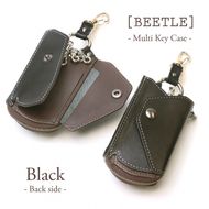 【こだわりの革アイテム】マルチキーケース ビートル「Beetle」（ブラック）1087012  革製品 レザー キーケース ケース