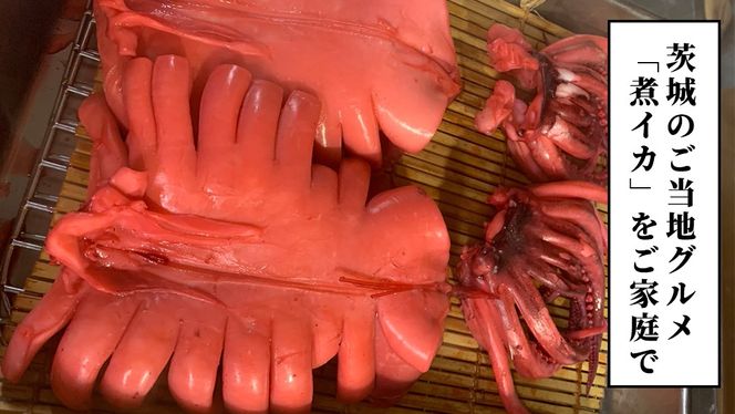 筑西市名物 煮イカ（一杯） いか 筑西 茨城 ソウルフード ご当地グルメ 名物 海鮮 魚介 冷凍 ［BW088ci］