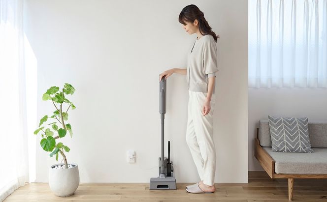 充電式紙パックスティッククリーナー SBD-202P-H グレー 掃除機 MagiCaleena マジカリーナ アイリスオーヤマ クリーナー コードレス 紙パック 紙パック式 軽量 家電 スタンド おすすめ 人気 アイリス