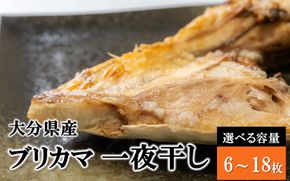 【選べる容量】大分県産ブリカマ 一夜干し_2661R