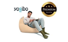 Yogibo Mini Premium（ヨギボー ミニ プレミアム）＜クリームホワイト＞【ビーズクッション ビーズ 座椅子 椅子 クッション ビーズソファー ビーズソファ 新生活 プレゼント インテリア 家具 ベッド ゲーム】-[G774-8]