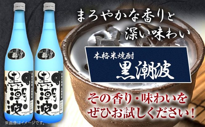 本格米焼酎 黒潮波 （くろしおなみ） 720ml×2本 厳選館《90日以内に出荷予定(土日祝除く)》 和歌山県 日高町 酒 本格米焼酎 焼酎 米焼酎---wsh_genkn_90d_22_13000_2p---