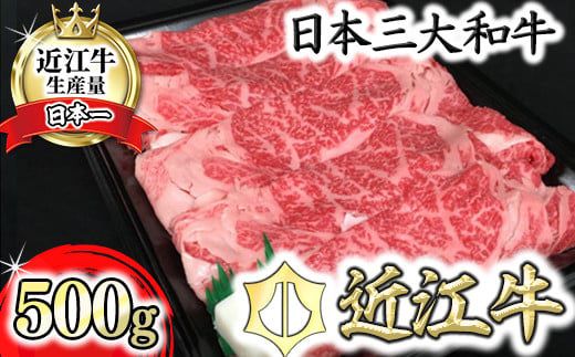 休暇村近江八幡 近江牛ディナービュッフェ「すき焼き用」ロース・モモ・バラ【500ｇ】【BV04W】（滋賀県　近江八幡市）