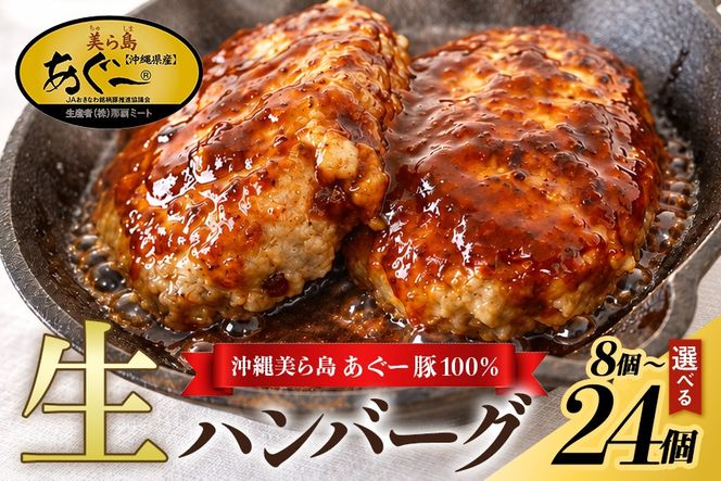 美ら島あぐー ハンバーグ 選べる 8～24個 セット