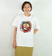沖縄市 マンホールTシャツ エイ坊 (白 / Lサイズ) Tシャツ 半袖 キャラクター メンズ レディース 沖縄市 白色 沖縄市 / 株式会社TAK JAPAN[BCDK001-03]