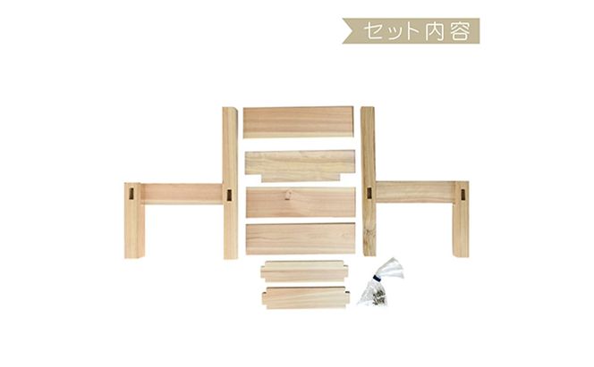 手作りキット ミニ背付きイス 安心の国産ひのき 木製 いす 椅子 ※沖縄・離島への配送不可