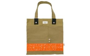 【一点物】高梁市消防本部 消防服リメイク トートバッグ ファッション かばん 