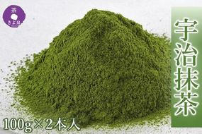 京都きよ泉茶師監修・宇治抹茶 100g×2袋〈宇治抹茶 抹茶 お茶 茶 粉末 石臼挽き 茶道 抹茶スイーツ 飲料 加工食品〉 飲料類 