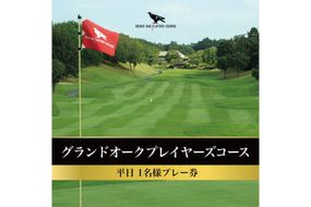 グランドオーク プレイヤーズコース 平日 1名様 プレー券 [ ゴルフ 加東市 兵庫県 関西 ゴルフ場 ] ゴルフ場利用権 