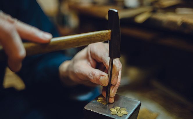 かんざし 平打ち簪 かたばみ かざり工芸三浦 髪飾り ヘアアクセサリー 和装 普段使い アクセサリー 民芸品 工芸品 伝統工芸品 おしゃれ かわいい 東京 東京都 墨田区