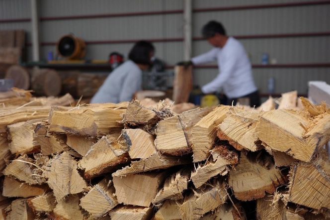 クヌギ薪 35cm 20kg 乾燥 焚き火・薪ストーブにぴったり 242161_ET001