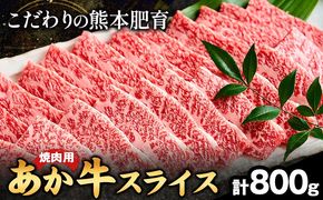 熊本県産 あか牛 焼き肉用 800g《120日以内に出荷予定(土日祝除く)》肉のみやべ---mifune_myb_23_800g---
