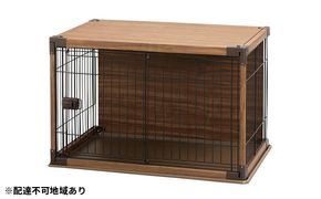 インテリアウッディサークル PIWS-960 ダークブラウン アイリスオーヤマ 雑貨 日用品 犬小屋 ゲージ 