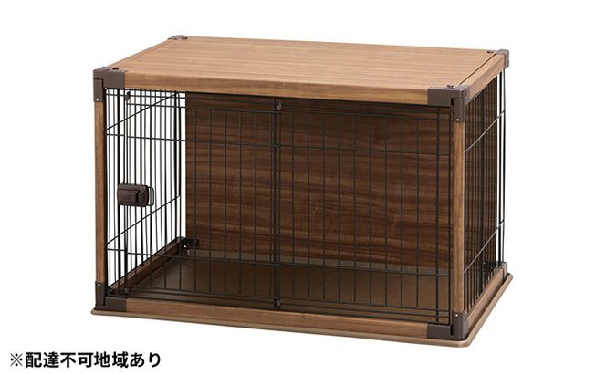 インテリアウッディサークル PIWS-960 ダークブラウン アイリスオーヤマ 雑貨 日用品 犬小屋 ゲージ 