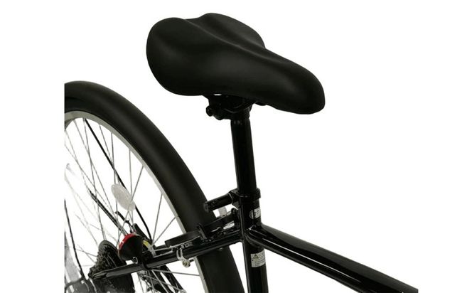 099X342-1 STYLE KIX  カゴ付きクロスバイク276 ブラック【27型 自転車 完成品 組み立て不要 アウトドア サイクリング じてんしゃ 通勤 通学 新生活】