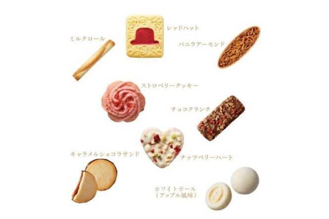 お菓子 赤い帽子 ブルー 8種20個入（紙箱）4箱セット [株式会社ちぼりスイーツファクトリー 山梨県 韮崎市 20742619] 菓子 クッキー 洋菓子 詰め合わせ セット 個包装 アソート スイーツ 焼き菓子