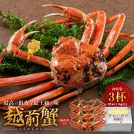 期間限定 茹で 越前ガニ 1kg以上 3杯 食通もうなる本場の味をぜひ、ご堪能ください 越前かに 蟹 カニ かに ボイルカニ ボイル蟹 ポーション ズワイガニ 海鮮 限定 福井 福井県 若狭町