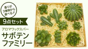 《 選べる 香り 》 アロマワックスバー サボテンファミリー 9点セット ( ラベンダー or ホーウッド or スイートオレンジ / 緑色 ) アロマ キャンドル リラックス リラクゼーション 癒し 香り 香水 フレグランス 芳香 質の高い 睡眠 抗菌作用 空気清浄 サボテン さぼてん マスコット インテリア 雑貨