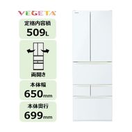 東芝 冷蔵庫 【標準設置費込み】 509L 6ドア 両開き 冷凍冷蔵庫 GR-Y510FK(EW) 141305_KV205