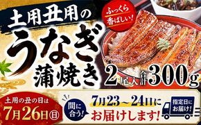 1166.【丑の日用】国産うなぎ蒲焼き大サイズ2本セット(A1166-1) 
