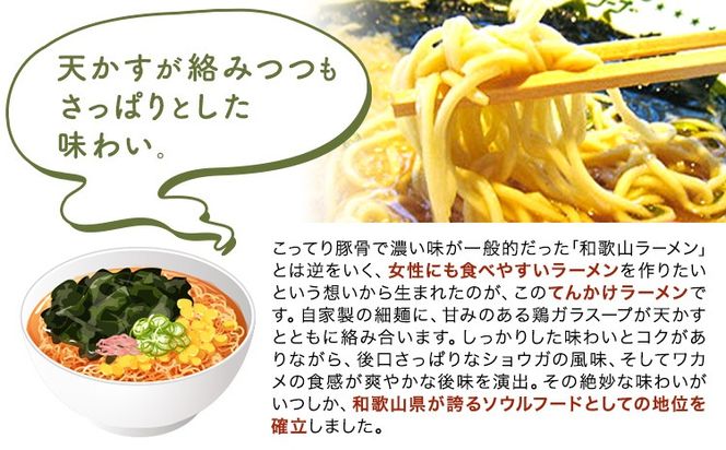 ラーメン てんかけラーメン 選べる 6食 12食 玉林園《30日以内に出荷予定(土日祝除く)》 和歌山県 日高町 らーめん 天かす わかめ グリーンコーナー ご当地 グリーンソフト 抹茶 送料無料---wshg_cgyr7_30d_26_11000_6s---