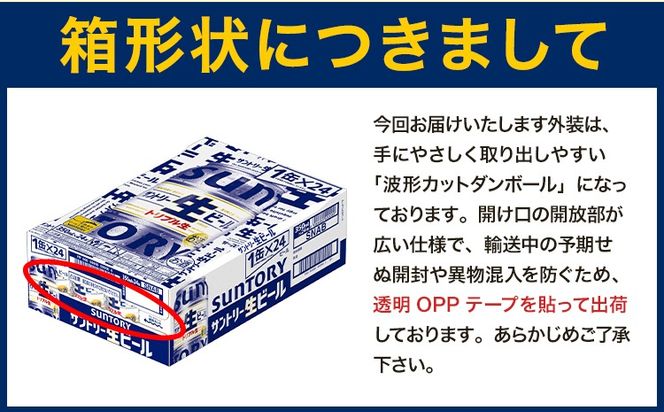 “九州熊本産” サントリー生ビール 350ml 24本 1ケース or 48本 2ケース 定期便 あり ≪出荷時期をお選びください≫ 阿蘇天然水100％仕込 ビール 生ビール ギフト お酒 アルコール 熊本県御船町 缶ビール 酒---sm_sunn_30d_24_14500_1case---