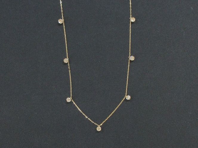 K18YG 1.0ctダイヤステーションペンダント SWCB013-yg