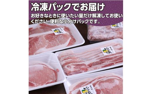 【CF-R7hbk】NIN009　なはりゆず豚セット1.5kg＋ゆず豚ソーセージ2P - バラ ロース モモ ひき肉 ソーセージ フランクフルト 豚肉 国産 詰め合わせ 冷凍 料理 おうちごはん 個包装 21000円 高知県産