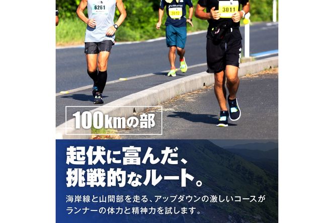 山陰海岸ユネスコ世界ジオパーク 第24回（2026年）丹後100kmウルトラマラソン100kmの部出走権 100キロ 令和8年 うるとら まらそん 丹後半島 ランナー 関西 長距離 ultra ふるさと納税 マラソン　RW00003