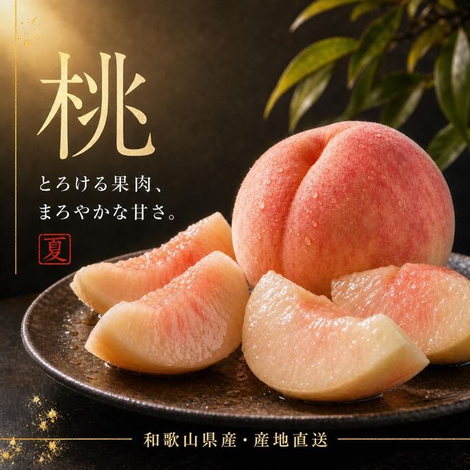 全3回 フルーツ定期便（すいか 6月、桃 7月、梨 8月発送） ｜ 和歌山県産 スイカ モモ ナシ 旬 果物