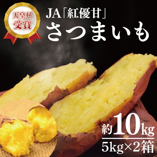 【2027年12月より順次発送】【行方かんしょ】『天皇杯受賞』JA「紅優甘」さつまいも約10kg｜さつまいも サツマイモ さつま芋 お芋 紅優甘 行方かんしょ 茨城県 行方市(AE-97)